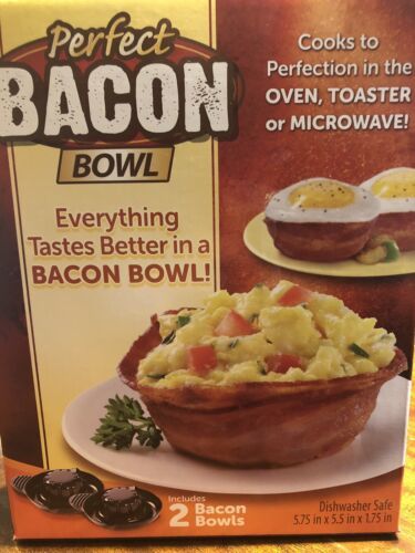 Primary image for PERFECT BACON BOWL -As Seen On TV, 2 Bowl Best Seller