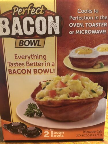 PERFECT BACON BOWL -As Seen On TV, 2 Bowl Best Seller - $0.98