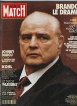 Paris Match August 1990 Marlon Brando on Cover - £15.55 GBP