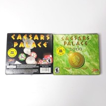 Vintage Caesars Palace &amp; Caesars Palace 2000 (PC, 1997 &amp; 2000) 2 Game Lot - £4.75 GBP