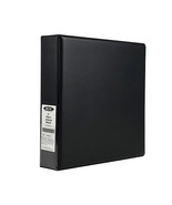 12 BCW 2&quot; Heavy Duty D-ring Plain Black Binder Albums - $1,958.97 MXN