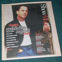 Billy Joel Show Newspaper Supplement Vintage 1993  - €25,86 EUR