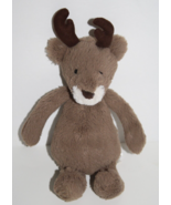 Jellycat Bashful Reindeer Deer Plush 8&quot; Soft Toy Brown Stuffed Lovey Moo... - $14.52