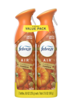 Febreze Odor-Eliminating Air Refresher Spray, Fresh Harvest Pumpkin, Pack of 2 - £9.49 GBP