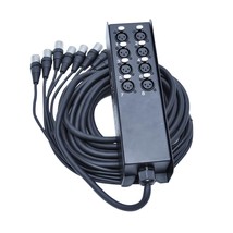 Seismic Audio Speakers 8 Channel Low Profile XLR Send Sub Snake Cable, X... - $171.99