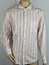 Tommy Bahama Mens XL long Sleeve Striped button up shirt pre-owned - £10.27 GBP