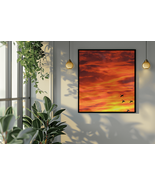 Digital file &quot;Fire Birds2&quot; to create your own feature for your living area - €3,36 EUR