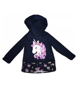 Garanimals Baby Toddler Girl 2T Unicorn Long Sleeve Floral Hoodie Shirt Top - $10.62 CAD