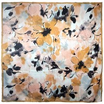NWT Silk Scarf 53&quot;x53&quot; Super Large Square Shawl Wrap S2224 Xiang Yun Sha - £43.24 GBP