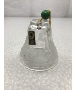 Vintage Original Walther Glas Kristallglas Crystal Christmas Xmas Bell KG - $20.33 CAD