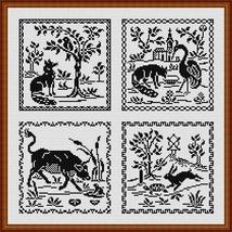  Aesop’s Fables Cross Stitch Sampler 3 Counted Cross Stitch Pattern PDF  - £4.01 GBP