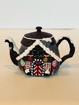 Hometown Teapot Cottage House Figurine vtg Tea Pot Home Town Candy Store Shop - £23.70 GBP