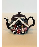 Hometown Teapot Cottage House Figurine vtg Tea Pot Home Town Candy Store... - £23.70 GBP