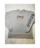 Mickey Mouse T Shirt Large Long Sleeve 75th Anniversary Film Steamboat Gray - $27.24 CAD