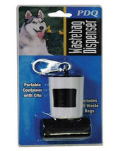 PDQ 52113 Dog Waste Bag Dispenser with Clip and 2 Bags - £21.43 GBP