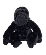 Aurora World Black Gorilla Zoo Jungle Primate Ape Plush Stuffed Animal 9&quot; - $361.14 MXN