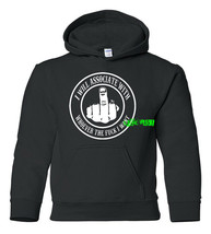 I WILL ASSOCIATE WITH WHOEVER THE F I WANT HOODIE SWEATSHIRT outlaw bike... - £19.53 GBP+