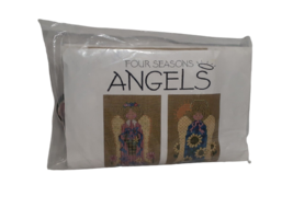 Banner Designs Four Seasons Angels Cross Stitch Kit Primitive Country Winter New - £30.52 GBP