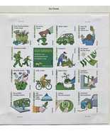2011 Go Green stamp set of 16 - £7.83 GBP