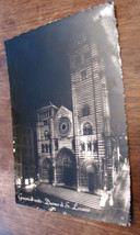 Traveled postcard GENOA DI NIGHT DUOMO di San S Lorenzo 1955 Hotel Europa-
sh... - £17.07 GBP
