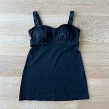 Athleta Pura Black Swim Dress Top 38 D/DD - £28.93 GBP