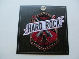 HARD ROCK CAFE PATCH CROSSED RED GUITARS 1971 CELEBRATION IRON ON PATCH ... - $17.59