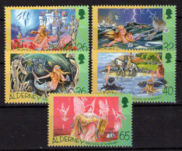 ZAYIX Alderney 245-249 MNH Fairy Tales Hans Christian Andersen 101623SM42M - £5.83 GBP