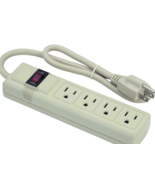 AC POWER STRIP Surge Protector Compact Low Profile 4 outlet grounded 15 ... - $454.27 MXN