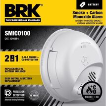 BRK Battery-Powered Ionization Smoke and Carbon Monoxide Detector - $40.95