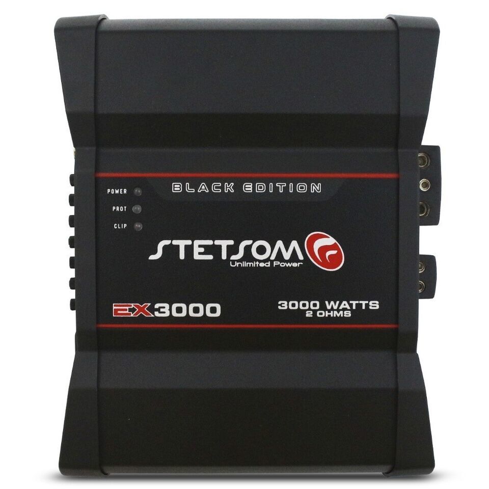 Stetsom EX 3000 BLACK EDITION 3000W 2 Ohm Mono Amplifier - FREE SHIPPING... - $204.06