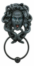 Severed Head Of Medusa Door Knocker Figurine Greek Goddess Gorgonic Sister - £24.48 GBP