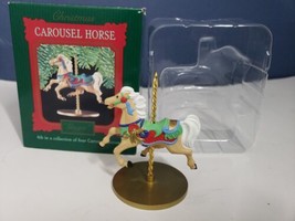 1989 Hallmark Christmas Carousel Horse:  &quot;Ginger&quot; 4th Ornament - £4.73 GBP