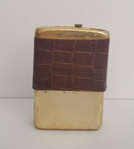 Vintage Cigarette Case - Aluminium - Park Sherman Co. - W/ Vinyl Wrap - £11.62 GBP