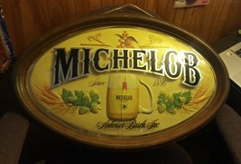 Michelob Oval Beer Bar Sign - $350.43 MXN