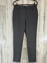 So Slimming Chicos Pants Dark Gray Ponte Knit Size 1 Regular (34x30.5) - £19.45 GBP