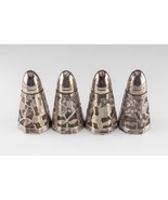 2 Ensembles De Vintage Argent Sterling Salt &amp; Pepper Shakers - $3,988.97 MXN