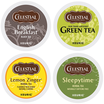 Celestial Seasonings Variety Tea Box 22 to 132 Keurig K cup Pods Pick An... - $21.89+