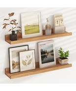 Picture Ledge Shelf - 24 Inches Floating Shelves Set Of 2 -, Natural Color - $46.98