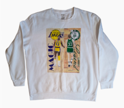 Lakers X Celtics Magic Johnson Larry Bird Nba Basketball Legends Sweatshirt 2XL - £38.76 GBP