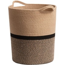 Wicker Laundry Hamper Tall Laundry Basket For Blankets, Clothes, Toys, W... - £37.51 GBP