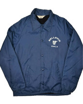 Vintage Chalk Line Coaches Jacket Mens M Navy Snap Button Fleece Lined S... - £19.28 GBP