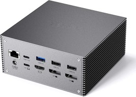 USB C Docking Station Triple 4K Extended Display Compatible With macOS Windows - £113.52 GBP