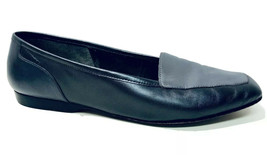 Enzo Angiolini Vintage Liberty Moonstone Silver &amp; Pewter Leather Loafers Size 7 - £17.19 GBP