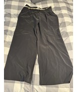 Cato Black Wide Leg Dress Pants 16W with Belt Stretch Pull-On Comfort Cl... - $20.27
