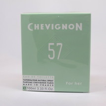 Chevignon 57 for Her 100 ml/ 3.33 oz Eau de Toilette Spray NIB - £54.37 GBP