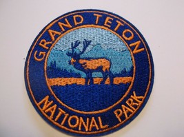 Grand Teton National Park~Jackson Hole~Embroidered Patch~3 1/8"~Iron Or Sew On - $4.85