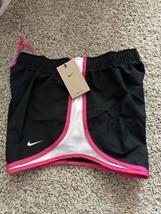 Nike Women&#39;s Nike Tempo Running Shorts Black Size Medium Dri Fit Brief D... - £13.15 GBP
