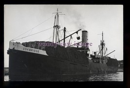 c5296 - UK - Uskside SS Co. Cargo Ship - Uskbridge - built 1924 - photograph - £1.99 GBP