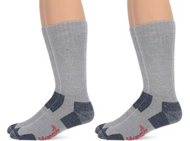2 Pair Wrangler Men's Steel Toe Boot Ultra-dri Work Warm Winter Crew Socks - $11.99