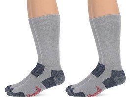 2 Pair Wrangler Men&#39;s Steel Toe Boot Ultra-dri Work Warm Winter Crew Socks - $11.99